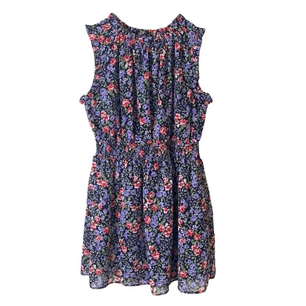 Studio West | Large | Women’s Sleeveless Stretchy Floral Print Dress